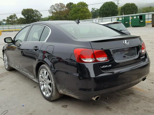 JTHBL1KS9A5004135 - 2010 LEXUS GS 460 BLACK photo 3