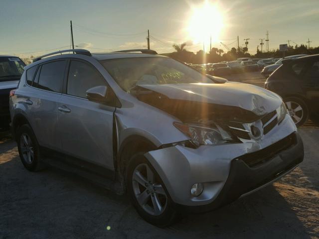 JTMWFREV4DD005783 - 2013 TOYOTA RAV4 XLE SILVER photo 1