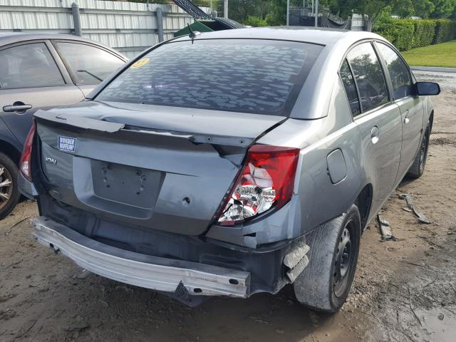 1G8AJ55F16Z119301 - 2006 SATURN ION LEVEL GRAY photo 4