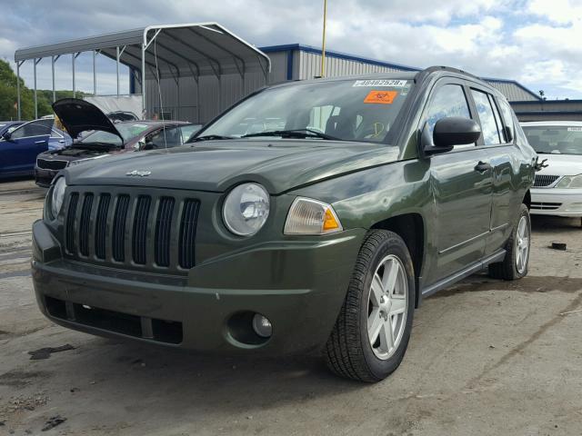 1J8FT47W08D564229 - 2008 JEEP COMPASS SP 绿色 照片 2
