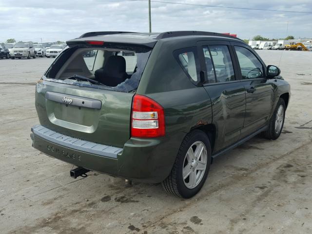 1J8FT47W08D564229 - 2008 JEEP COMPASS SP 绿色 照片 4
