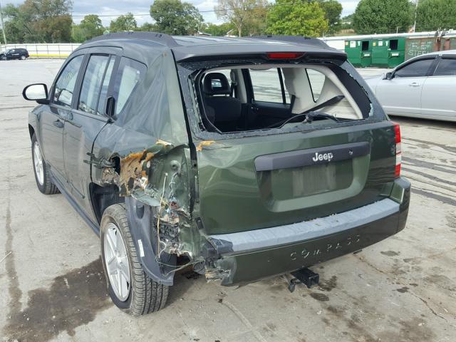 1J8FT47W08D564229 - 2008 JEEP COMPASS SP 绿色 照片 9
