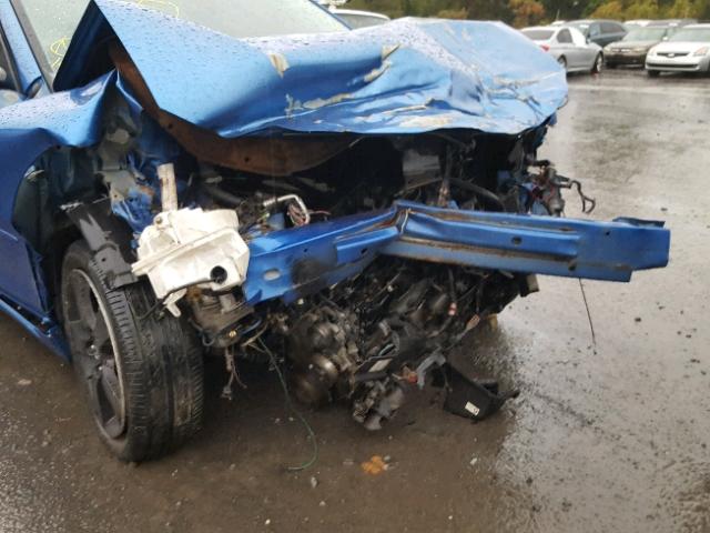 JM1BK324961488727 - 2006 MAZDA 3 S BLUE photo 9