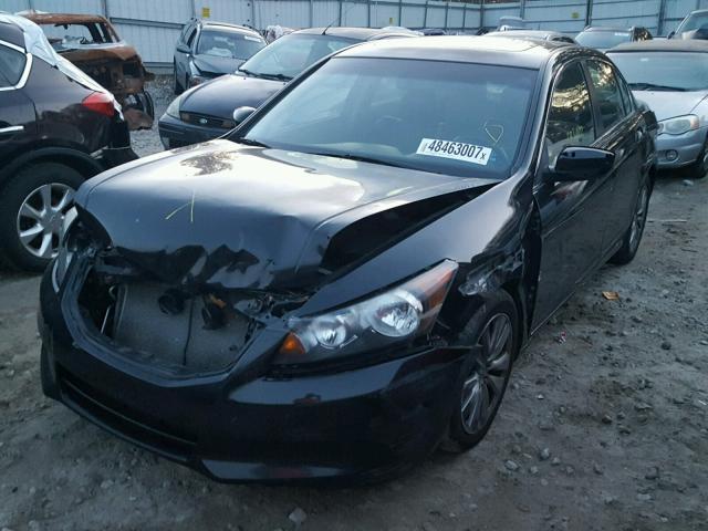 1HGCP2F82CA100764 - 2012 HONDA ACCORD EXL BLACK photo 2