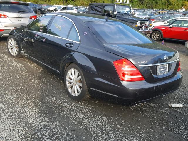 WDDNG8DB0CA425797 - 2012 MERCEDES-BENZ S 350 BLUE BLACK photo 3