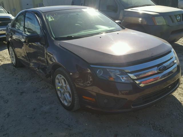 3FAHP0HA5BR340460 - 2011 FORD FUSION SE MAROON photo 1