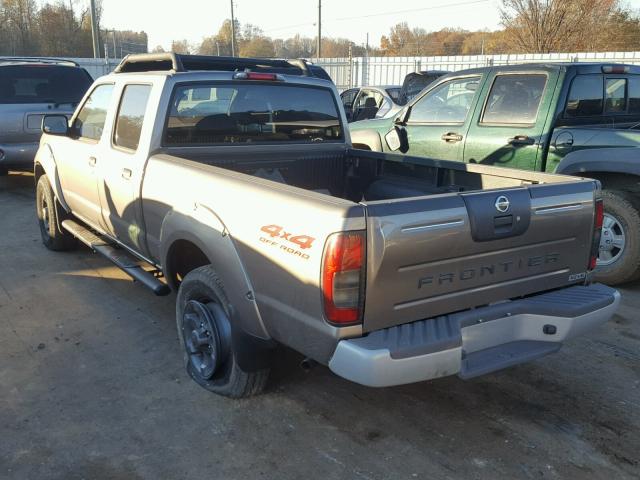 1N6ED29Y54C457368 - 2004 NISSAN FRONTIER C CHARCOAL photo 3