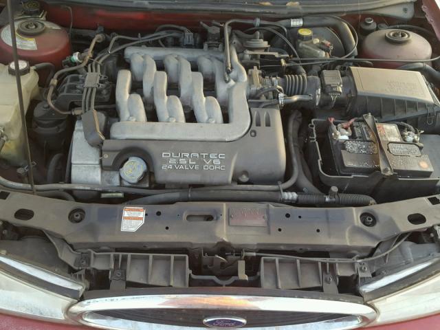 1FAFP66L3XK199351 - 1999 FORD CONTOUR SE BURGUNDY photo 7