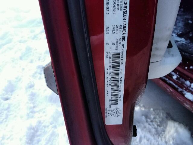 2D4RN4DE5AR180818 - 2010 DODGE GRAND CARA RED photo 10