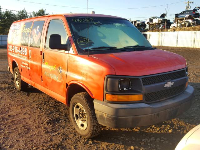 1GCGG25U351238394 - 2005 CHEVROLET EXPRESS G2 RED photo 1