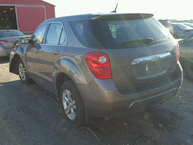 2CNALBEW9A6220620 - 2010 CHEVROLET EQUINOX LS BEIGE photo 3