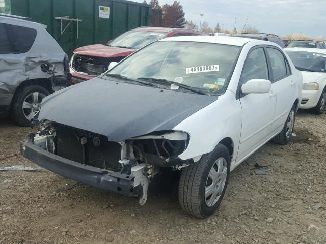 2T1BR32E36C702837 - 2006 TOYOTA COROLLA CE WHITE photo 2