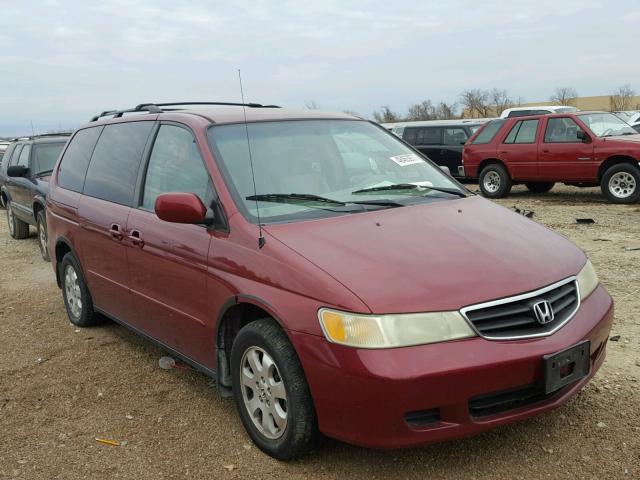 5FNRL18084B081510 - 2004 HONDA ODYSSEY EX MAROON photo 1