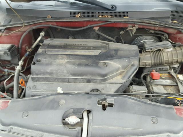 5FNRL18084B081510 - 2004 HONDA ODYSSEY EX MAROON photo 7