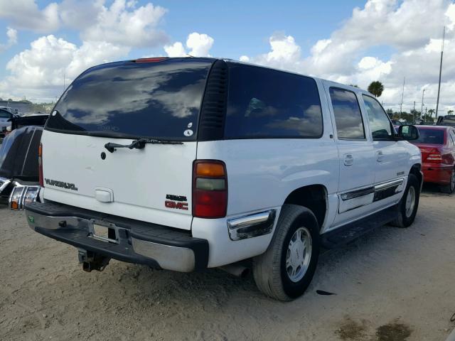 1GKEC16ZX2J221003 - 2002 GMC YUKON XL C WHITE photo 4