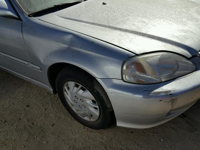 2HGEJ6614XH537368 - 1999 HONDA CIVIC BASE Gümüş foto 9