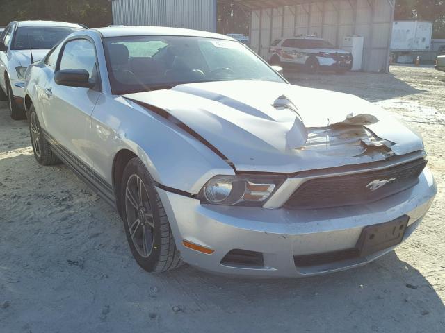 1ZVBP8AN6A5173553 - 2010 FORD MUSTANG SILVER photo 1