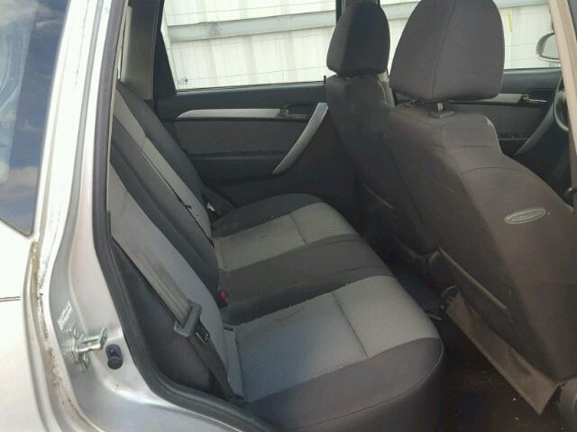 KL1TD6DEXBB131865 - 2011 CHEVROLET AVEO LS SILVER photo 6