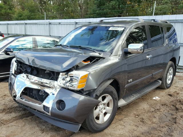 5N1BA08A27N712134 - 2007 NISSAN ARMADA SE GRAY photo 2