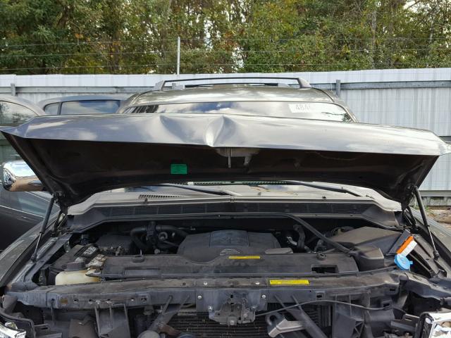 5N1BA08A27N712134 - 2007 NISSAN ARMADA SE GRAY photo 7