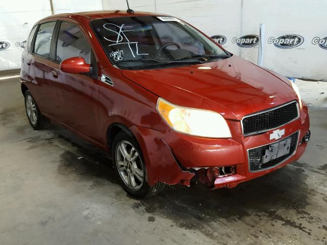 KL1TD6DE3BB133327 - 2011 CHEVROLET AVEO LS RED photo 1