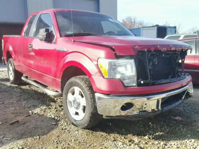 1FTRX12899FA27347 - 2009 FORD F150 SUPER RED photo 1