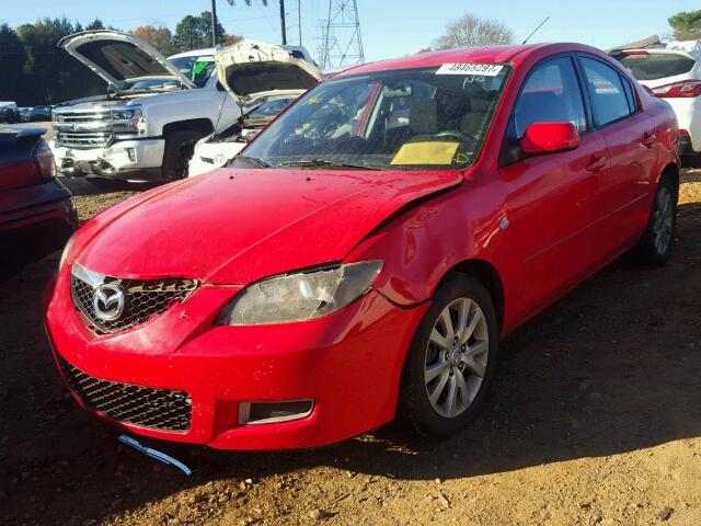 JM1BK32F471749622 - 2007 MAZDA 3 I RED photo 2