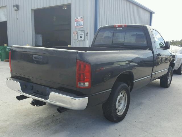 1D7HU16N64J126059 - 2004 DODGE RAM 1500 S BLACK photo 4