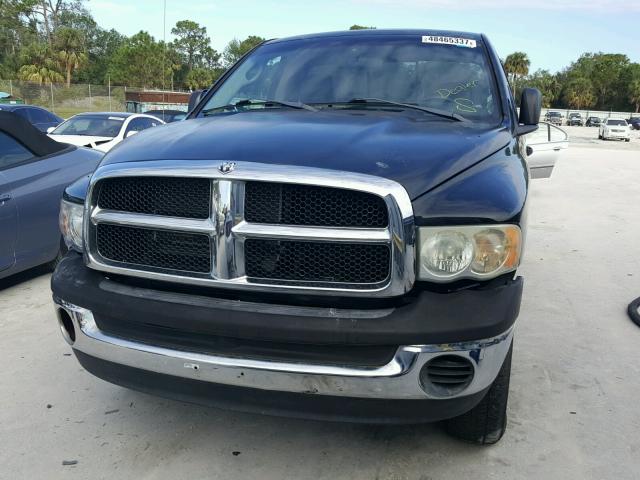 1D7HU16N64J126059 - 2004 DODGE RAM 1500 S BLACK photo 9