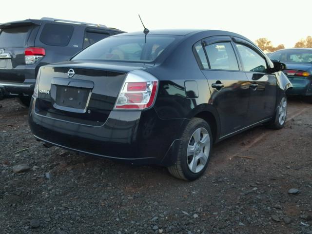 3N1AB61E98L741258 - 2008 NISSAN SENTRA 2.0 BLACK photo 4