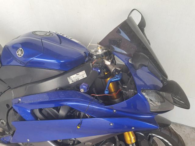 JYARJ12E97A011310 - 2007 YAMAHA YZFR6 L BLUE photo 9