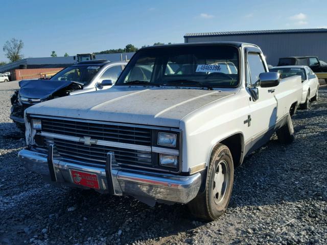 1GCDC14H3EF349558 - 1984 CHEVROLET C10 BLUE photo 2