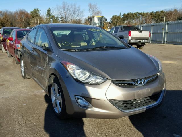 5NPDH4AE8DH373842 - 2013 HYUNDAI ELANTRA GL GOLD photo 1