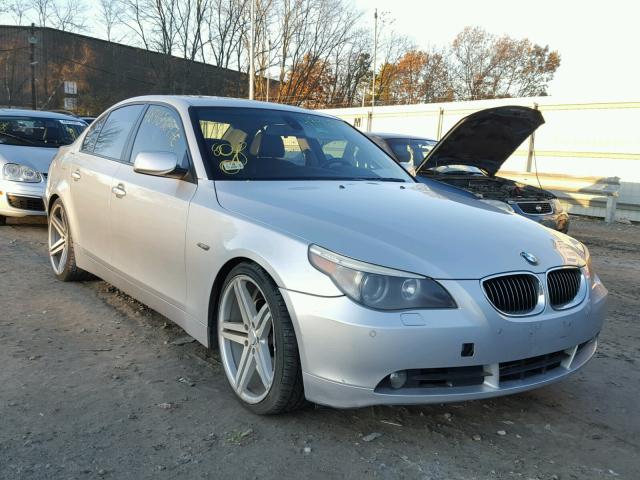 WBANB53506CP00593 - 2006 BMW 550 I SILVER photo 1