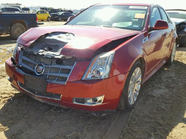 1G6DJ5EG1A0134604 - 2010 CADILLAC CTS PERFOR RED photo 2