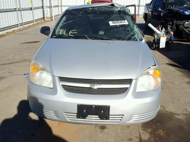 1G1AK15F267601355 - 2006 CHEVROLET COBALT LS SILVER photo 10