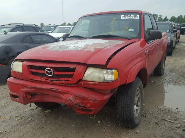 4F4YR16UX2TM11603 - 2002 MAZDA B3000 CAB RED photo 2