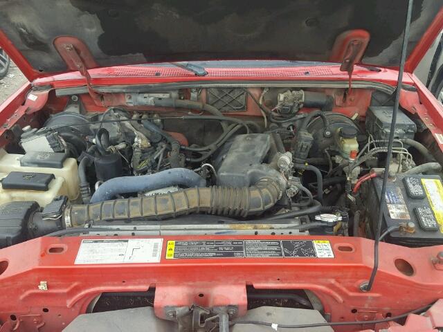 4F4YR16UX2TM11603 - 2002 MAZDA B3000 CAB RED photo 7