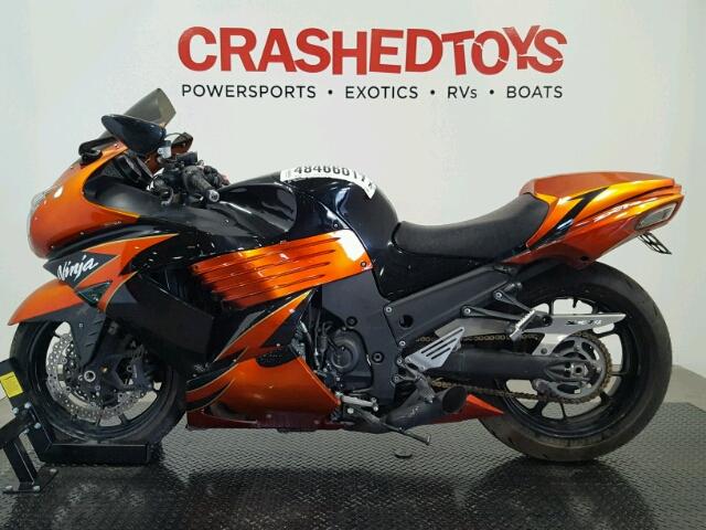 JKBZXNC179A013555 - 2009 KAWASAKI ZX1400 C ORANGE photo 3