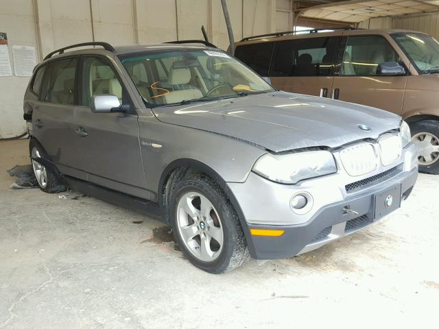 WBXPC93427WF23641 - 2007 BMW X3 3.0SI GRAY photo 1