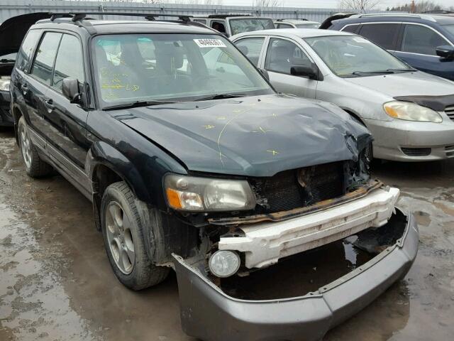 JF1SG65664G762935 - 2004 SUBARU FORESTER 2 GREEN photo 1