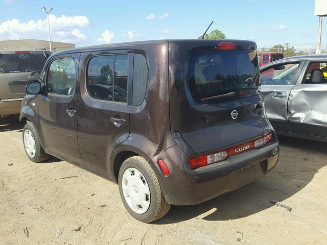 JN8AZ2KR5DT300109 - 2013 NISSAN CUBE S BURGUNDY photo 3