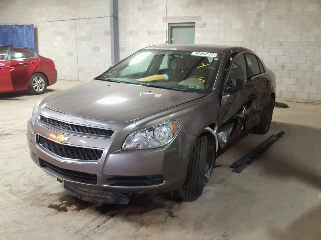 1G1ZA5E0XCF134745 - 2012 CHEVROLET MALIBU LS BROWN photo 2