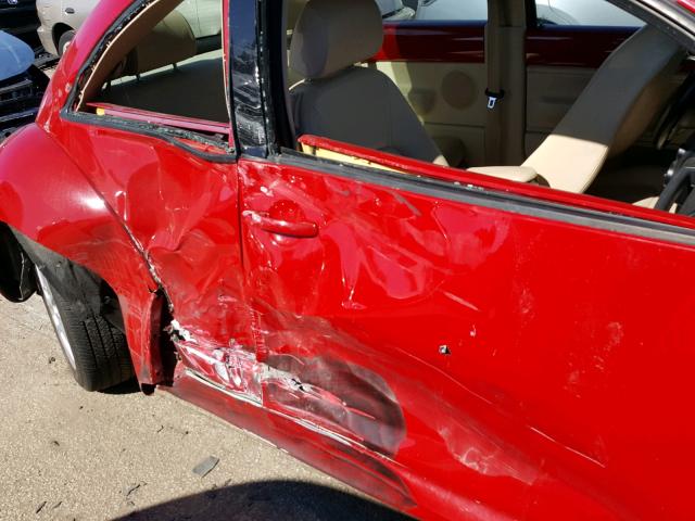 3VWPW31C89M501197 - 2009 VOLKSWAGEN NEW BEETLE 红色 照片 9