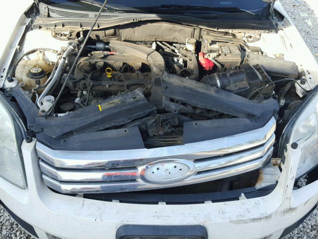 3FAHP07Z58R169533 - 2008 FORD FUSION SE WHITE photo 7