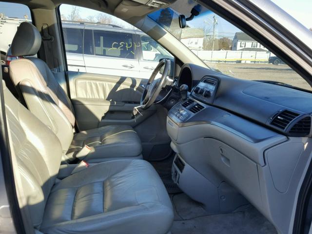 5FNRL38737B057418 - 2007 HONDA ODYSSEY EX SILVER photo 5