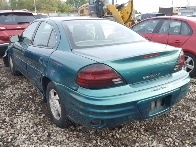 1G2NE52T1XM886137 - 1999 PONTIAC GRAND AM S 绿色 照片 3