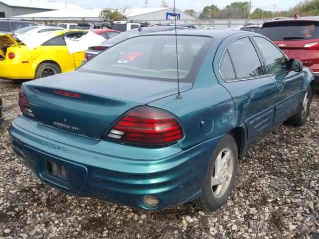 1G2NE52T1XM886137 - 1999 PONTIAC GRAND AM S 绿色 照片 4