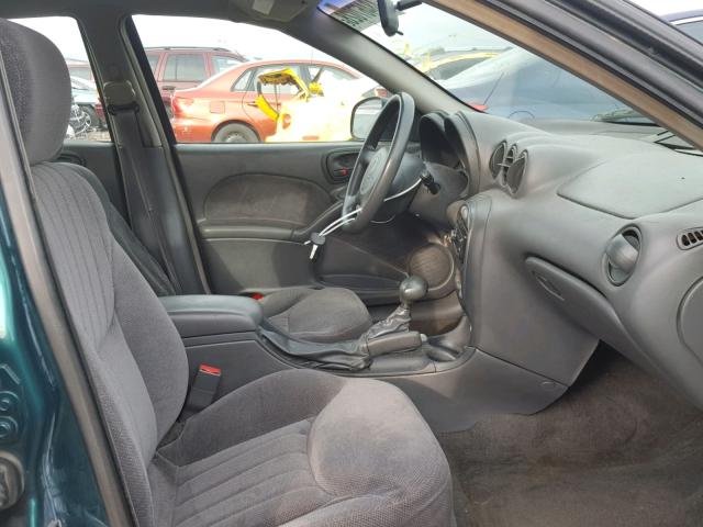 1G2NE52T1XM886137 - 1999 PONTIAC GRAND AM S 绿色 照片 5