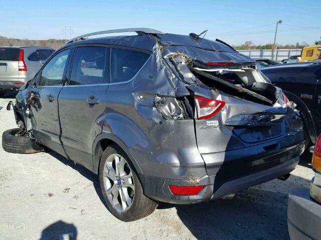 1FMCU0J96EUA66210 - 2014 FORD ESCAPE TIT GRAY photo 3